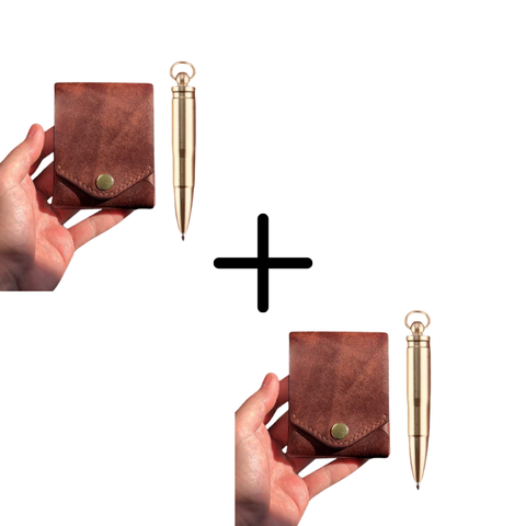 Icone™ CompactWallet 1+1 GRATIS - Stijlvolle Compacte Portemonnee Met Ingebouwde Pen En Sleuf