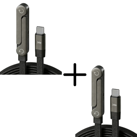 Holder360° StandCharger 1+1 GRATIS: 90-Graden Elleboog Snel Opladen Standaard Oplader