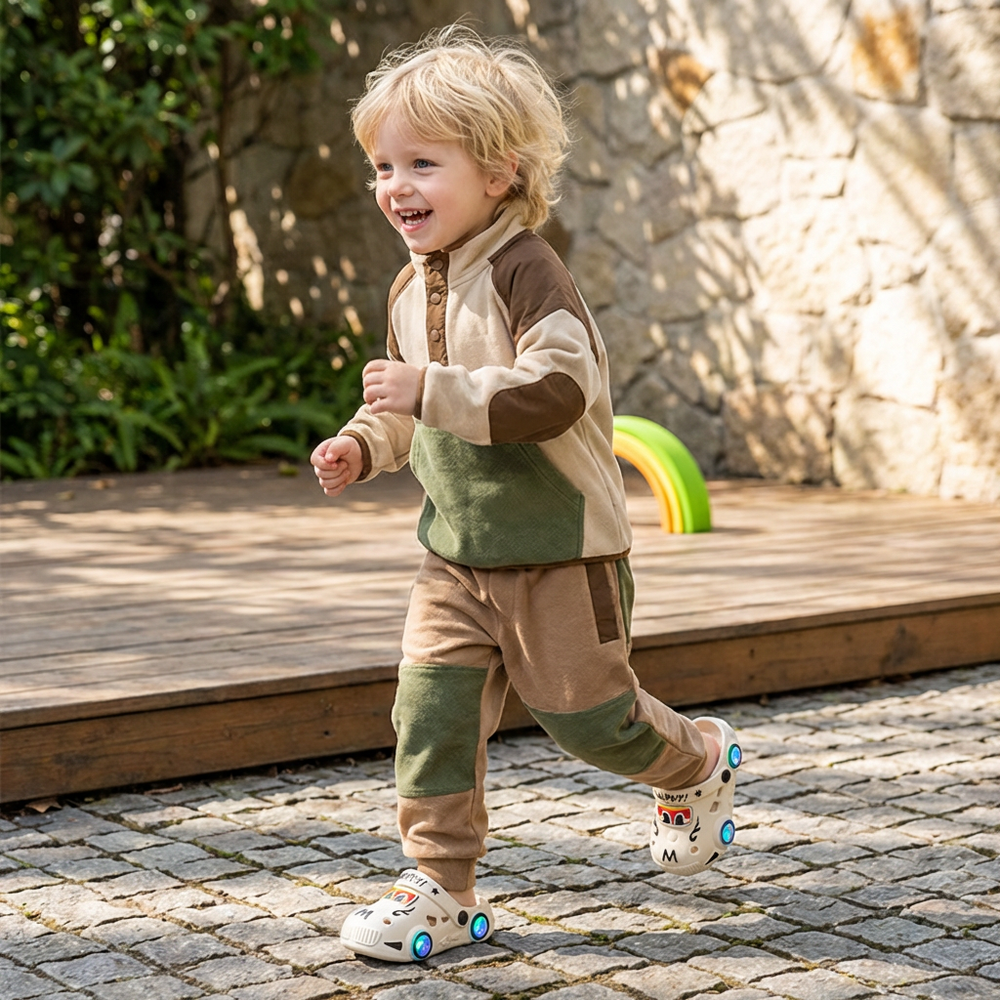 Kletshuts™ CarSlippers: Flitsende Lichten Leuke Autoslippers Voor Kinderen