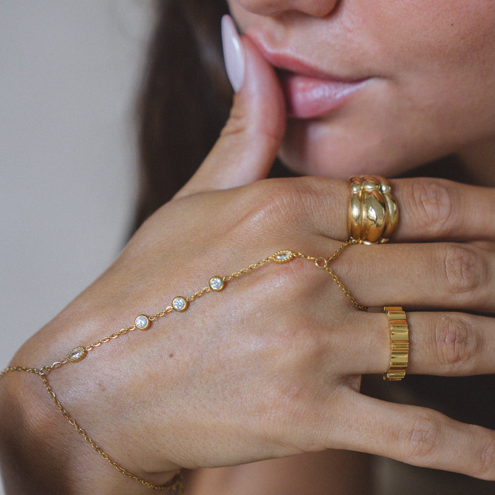 Jewelance™ HandChain 1+1 GRATIS: Elegante Sierlijk Minimalistische Handketting