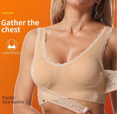 Icone™ LaceBra: Draad Vrij Voorkant Kruis Veter Lift Beha