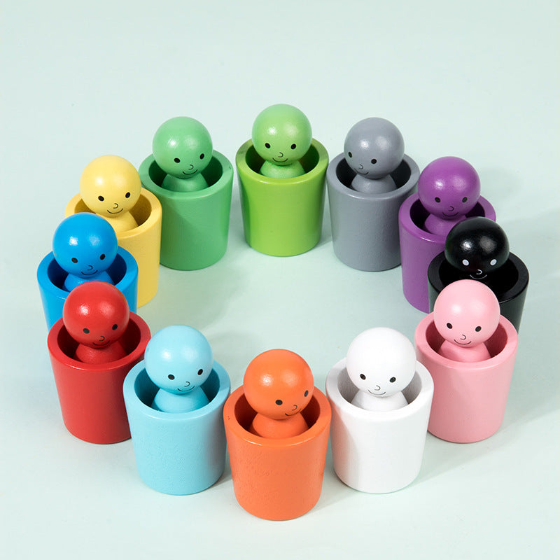 Kletshuts™ SortingCups: Educatief Kinderen Kleur Sorteren Bekers En Figuur Spel