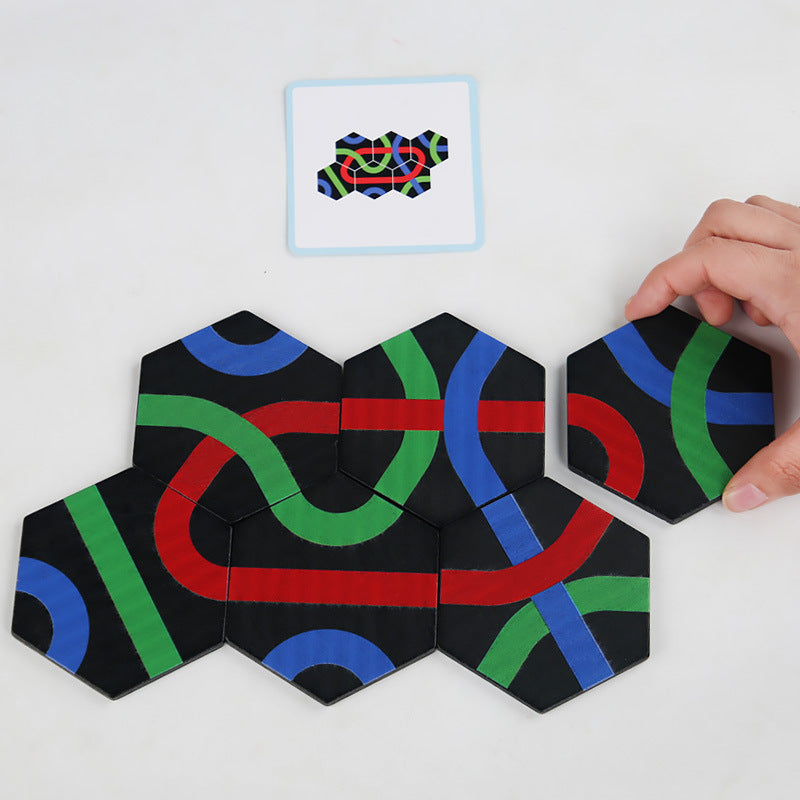 Kletshuts™ PathPuzzle: Educatieve Gezinsvriendelijke Path Puzzle