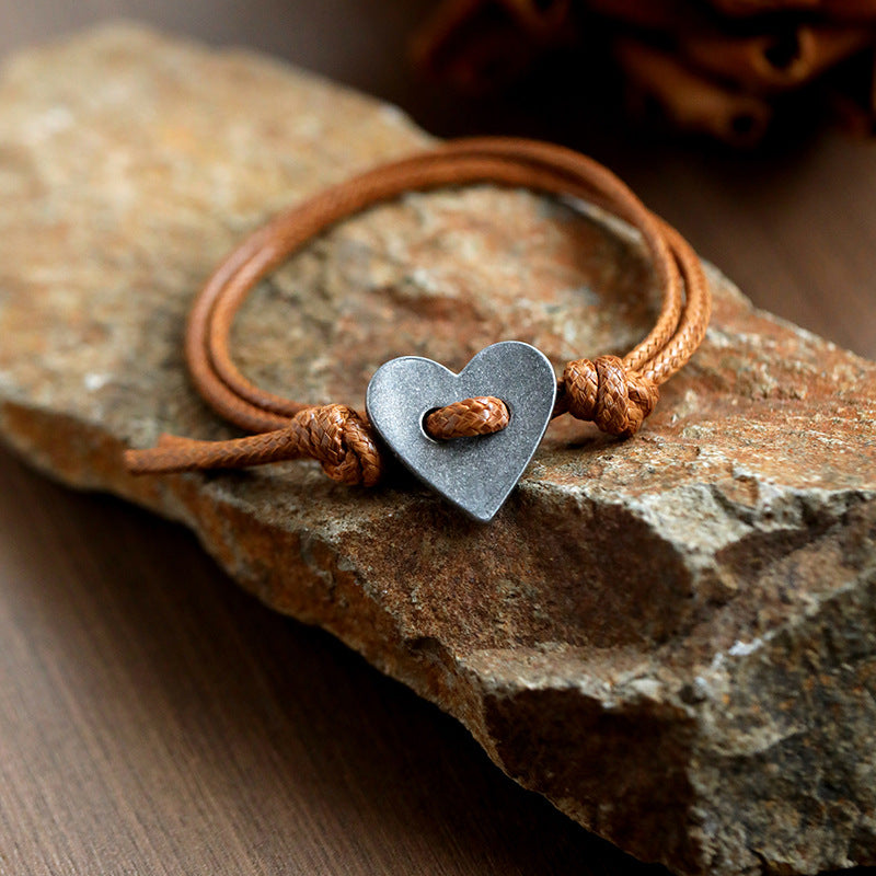 Jewelance™ KnottedBracelet 1+2 GRATIS - Boheemse Geknoopte Hartsteen Armband