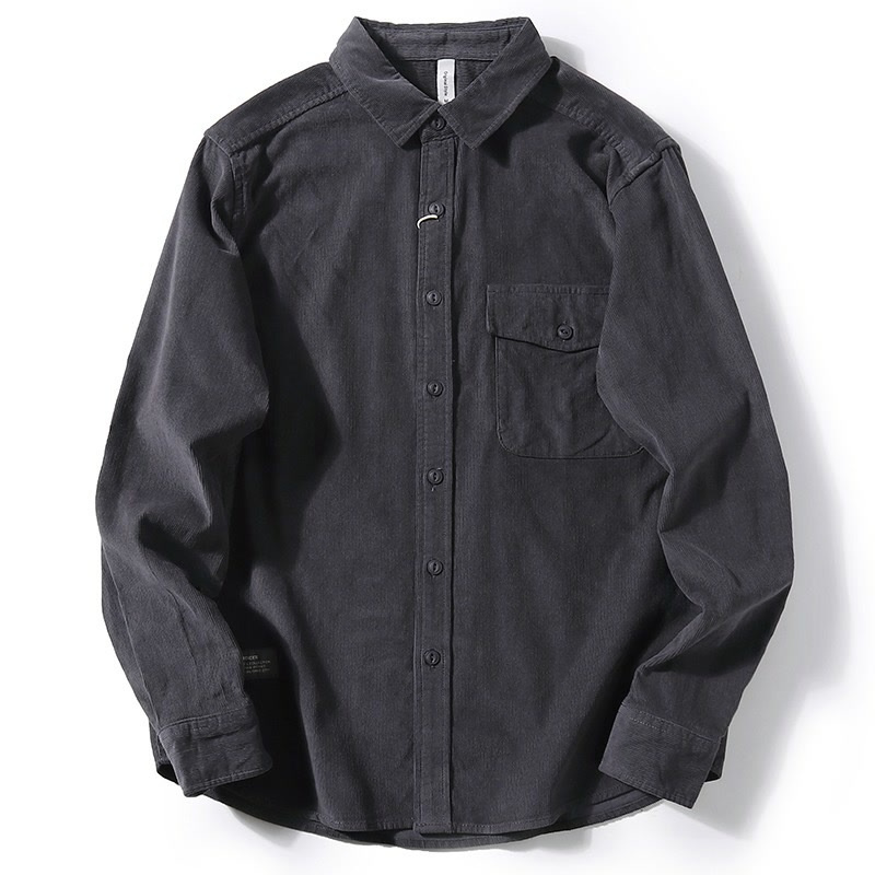 Icone™ CozyShirt: Middelgewicht Geborsteld Nut Zak Gezellig Shirt