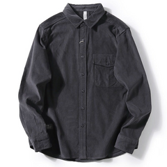 Icone™ CozyShirt: Middelgewicht Geborsteld Nut Zak Gezellig Shirt