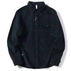 Icone™ CozyShirt: Middelgewicht Geborsteld Nut Zak Gezellig Shirt