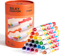 Kletshuts™ JumboCrayons: Kindvriendelijke Creatieve Gladde Kleur Jumbo Krijtjes