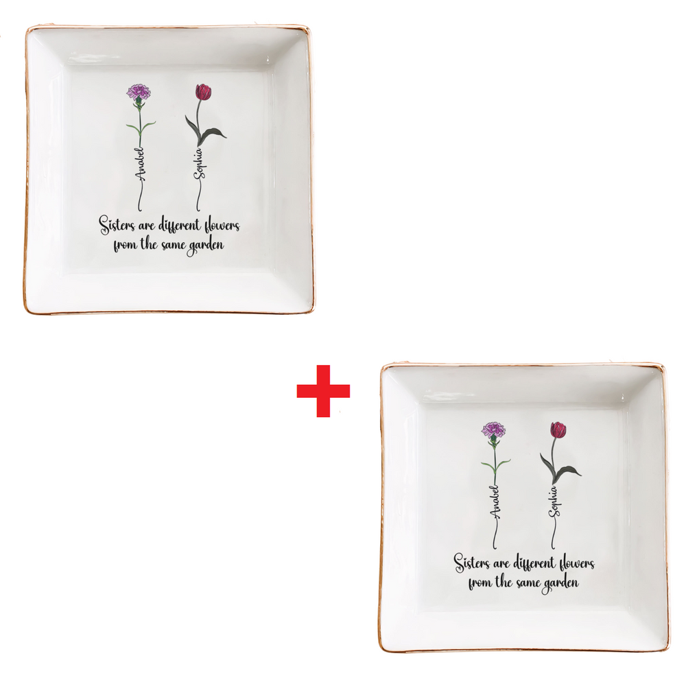 JewelryPlate 1+1 GRATIS: Elegante Keramische Statement Cadeau Sieraden Decoratieve Schotel