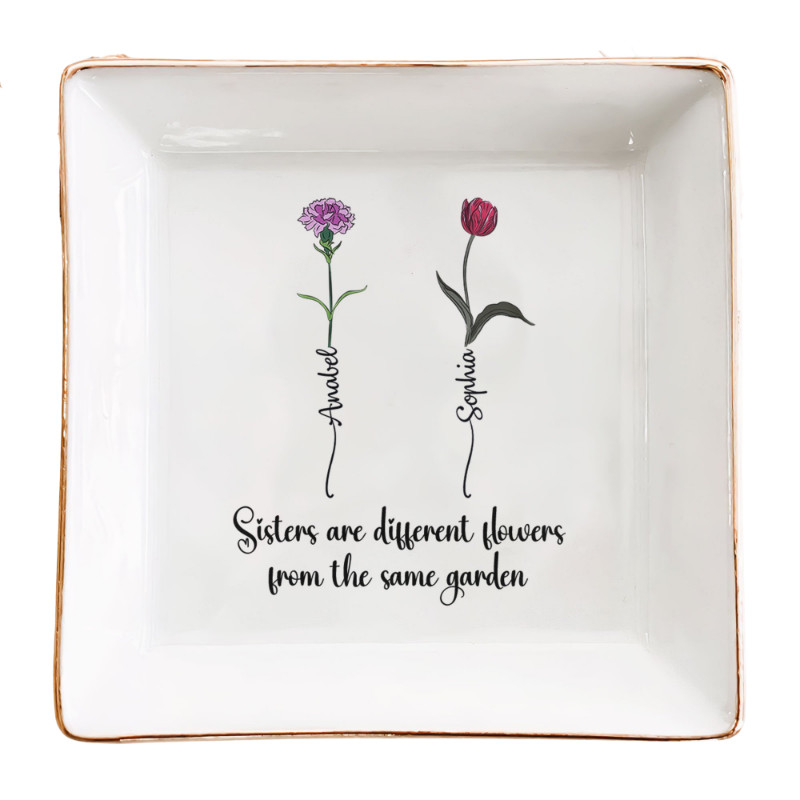 JewelryPlate 1+1 GRATIS: Elegante Keramische Statement Cadeau Sieraden Decoratieve Schotel
