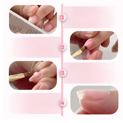 NailClear 1+1 GRATIS - 3 In 1 Transparante Professionele Nagelconstructie Gel