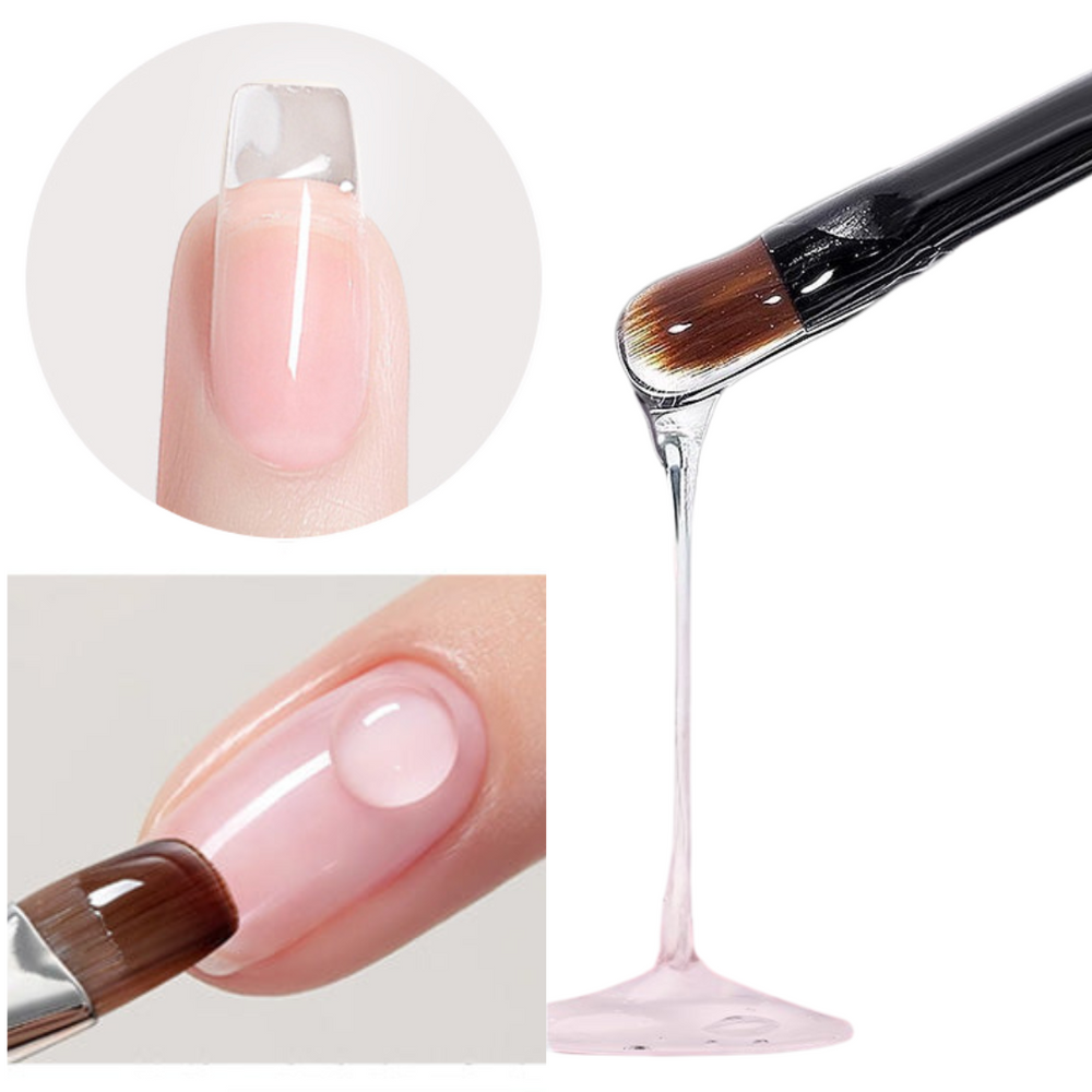 NailClear 1+1 GRATIS - 3 In 1 Transparante Professionele Nagelconstructie Gel