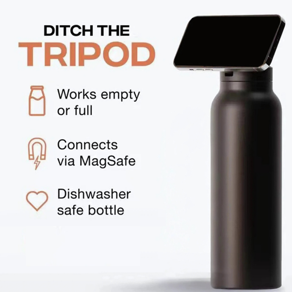 Holder360° MagneticBottle: Magnetische Waterfles Telefoonhouder