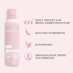 HairIdentifier 1+1 GRATIS: Gemakkelijk Te Gebruiken Gezichtshaar Identificatie Spray Met Scheermessen