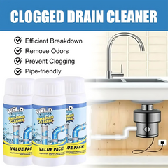Cleaner Pro° PipeCleaner 1+1 GRATIS: Gootsteen- En Afvoer Pijpreinigerpoeder