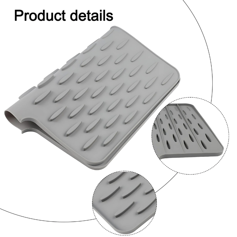 Globetrek° SiliconeMat 1+1 GRATIS: Multifunctionele Silicone Droog- En Hittebestendige Mat