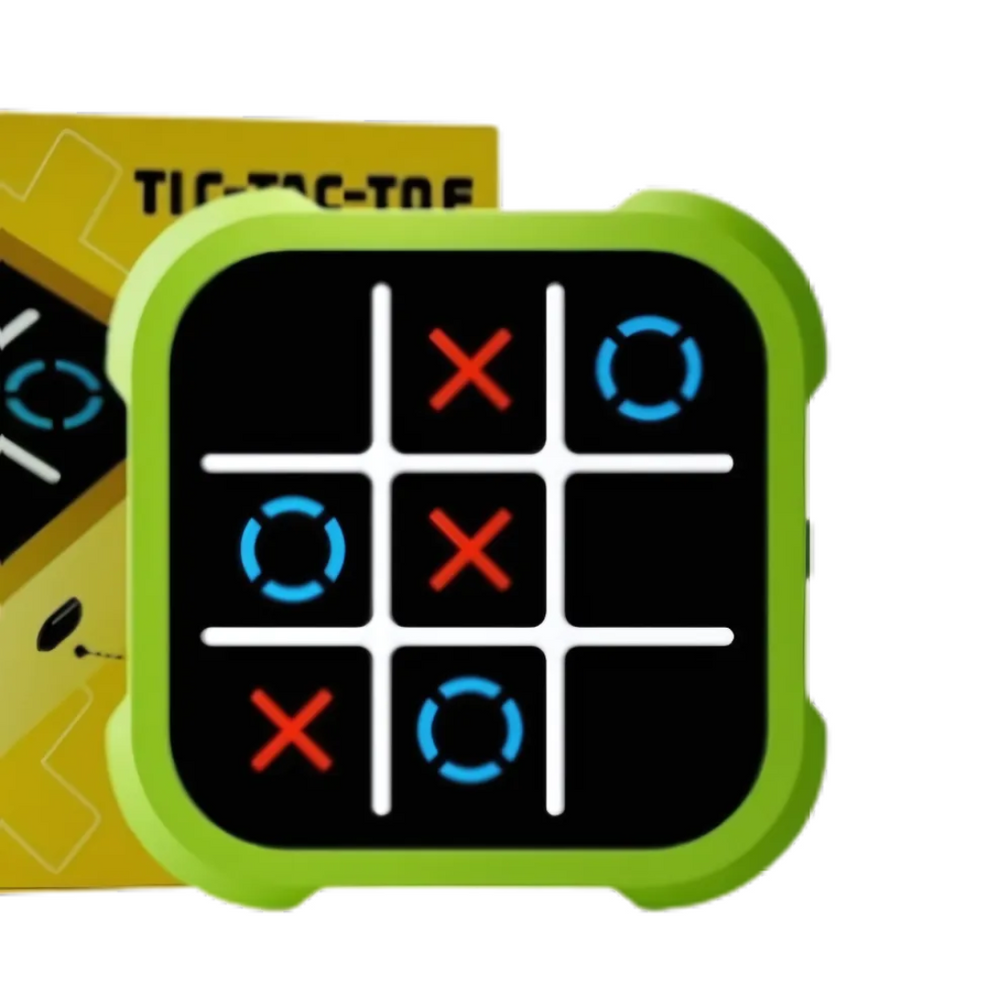 Kletshuts™ FunTicTacToe: Interactief Elektronisch Boter-Kaas-En-Eieren Spel Voor Alle Leeftijden