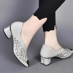 Happy™ GlimmerShoes: Mesh Hakken Schoenen Met Kristallen Accenten