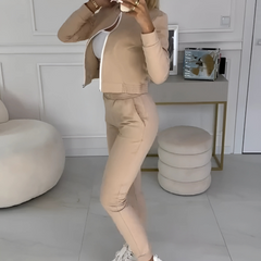 Icone™ OutfitSet: Jas, Tanktop En Broek Casual Outfit Set Voor Dames