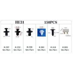 CarClips 1+1 GRATIS – Universele Gebruik Zwaar Uitgevoerd Auto Reparatie Clips