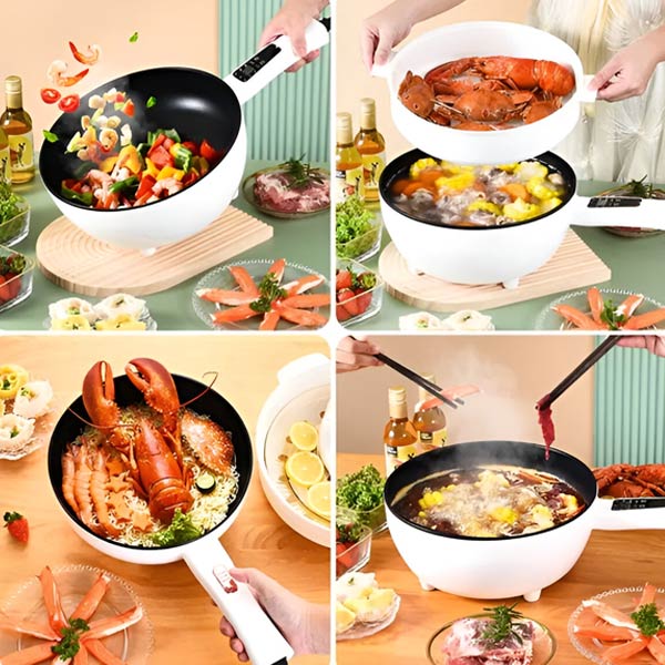 Globetrek° CookPot: Multi Doel Frituren Pan En Diep Braadpan Koken Pot