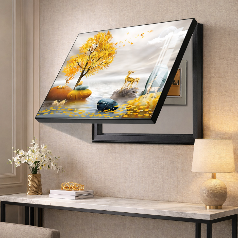 PanelFrame - Decoratief Elektrisch Paneel Afdekframe Muur Kunst