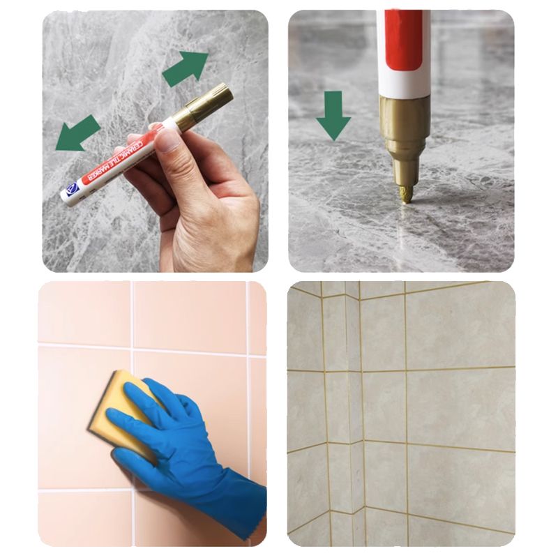 TileMarker 1+1 GRATIS - Anti-Schimmel Keramische Tegelvoeg Marker Met Voegen Haakmes
