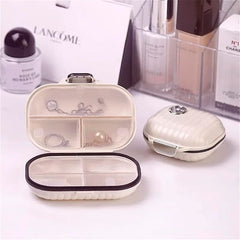 PillBox 1+1 GRATIS: Veilige Draagbare En Handige Pillenorganizer Opslagdoos