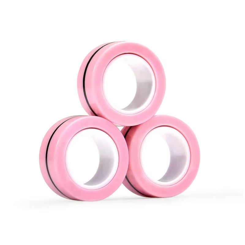 Kletshuts™ FidgetRing 1+1 GRATIS: Stressverlichtende Fidget Magnetische Spinner Ring Speelgoed