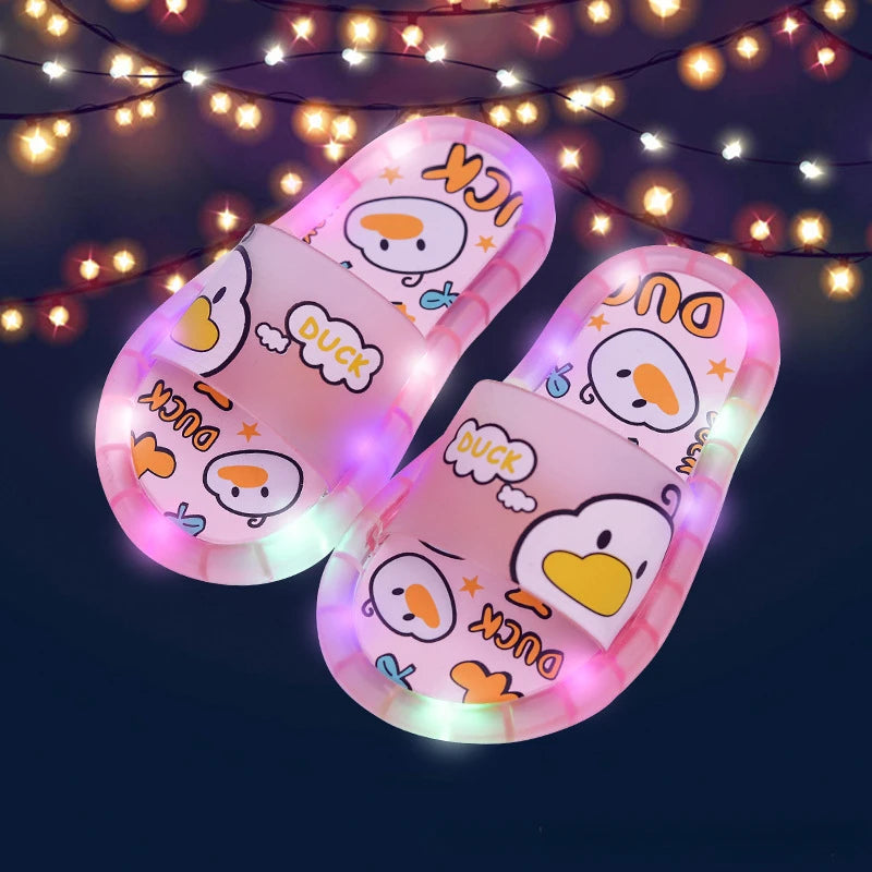 Kletshuts™ GlowSlippers 1+1 GRATIS: LED Slippers Kleur Veranderen Lichten Gloed Kinderen Slippers