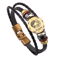 Jewelance™ ZodiacBracelet 1+1 GRATIS: Verstelbare Vintage Charme Zodiac Sign Bracelet