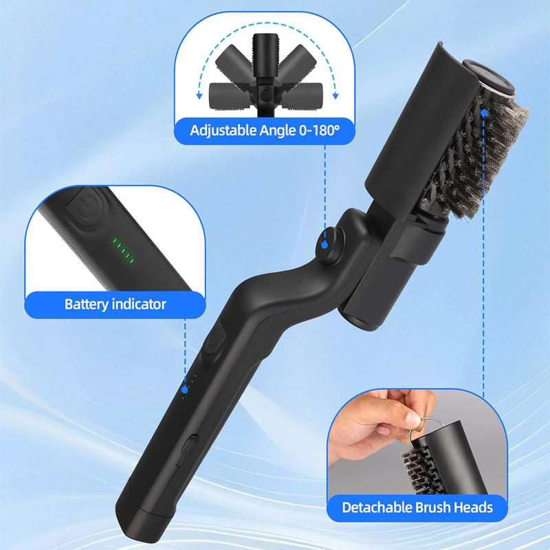 Globetrek° PowerBrush: Elektrische Power Grill Reiniger Rotating Diepe Reinigingsborstel