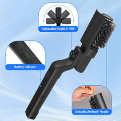 Globetrek° PowerBrush: Elektrische Power Grill Reiniger Rotating Diepe Reinigingsborstel