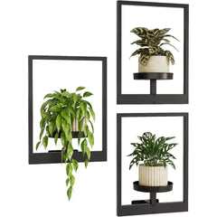 GlideHold® PlantFrame: Eenvoudige Installatie Decoratief Modern Plantenframe Wand