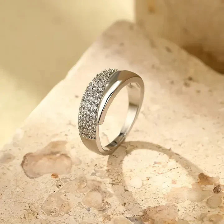 Jewelance™ AdjustableRing 1+1 GRATIS – Elegant Dames Mode Sprankelend Strass Verstelbaar Ring
