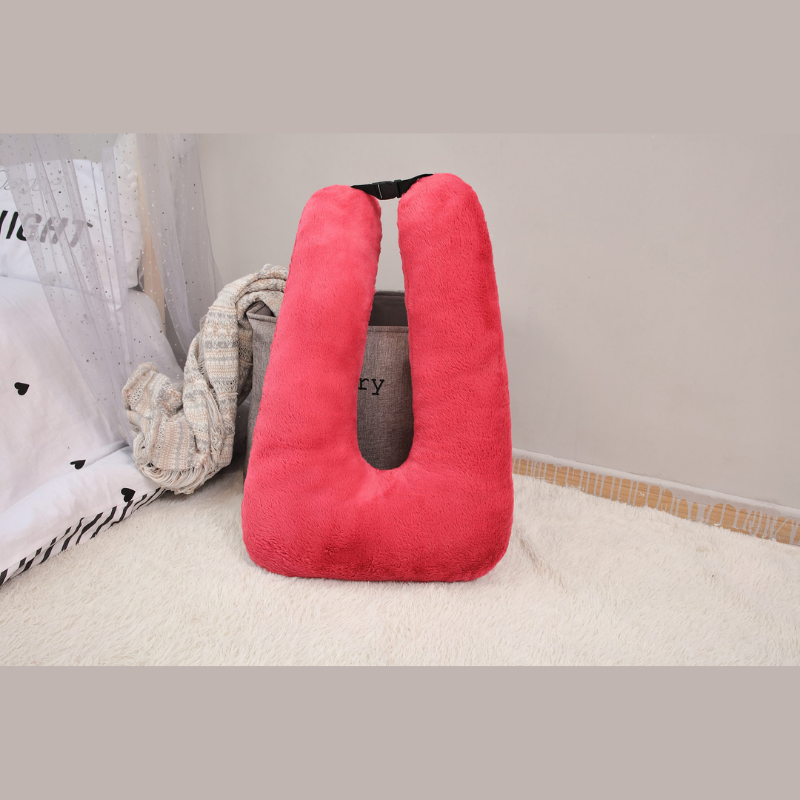 TravelPillow - Pluche U-Vormige Comfortabele Reis Neksteun Kussen