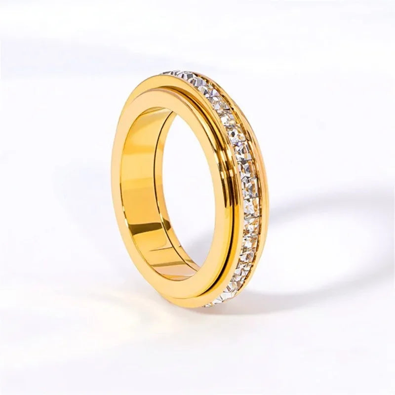 Jewelance™ RotatingRing 1+1 GRATIS: Vinger Spinner Roterend Ring Anti Angst Stress Verlichting Sieraden