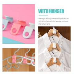 GlideHold® ClosetHooks: Ruimtebesparende Cascaderende Kledinghaken En Hanger Uitrekker