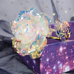 GlowingRose 1+1 GRATIS: Decoratieve Glowing Roos Sterrenhemel Cadeaubox