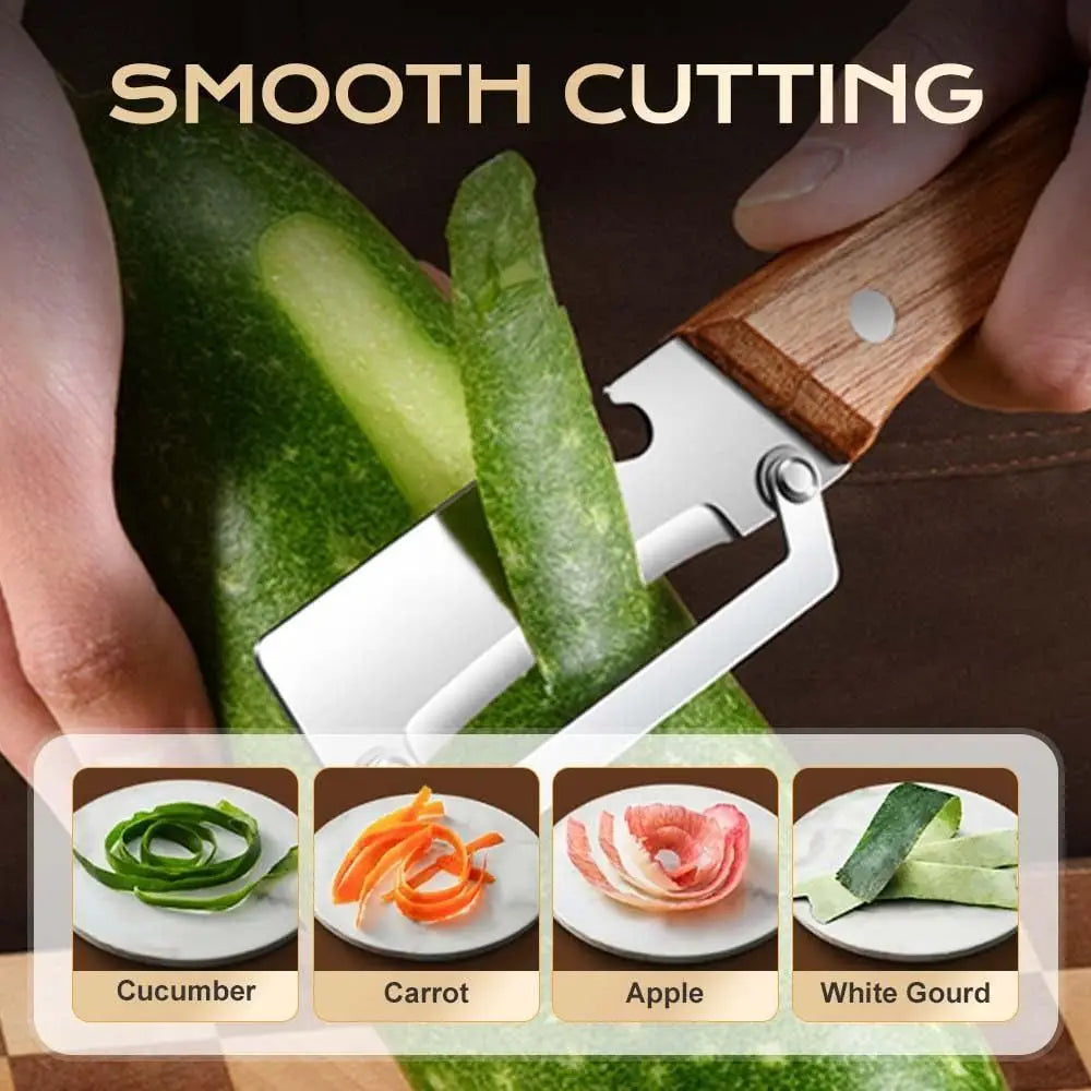 Globetrek° MultifunctionalPeeler 1+1 GRATIS: Multifunctioneel Fruit- En Groenteschiller Gereedschap