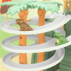 Kletshuts™ DinoSlide: Automatisch Dino Glijbaan Baan Speelgoed Voor Kinderen