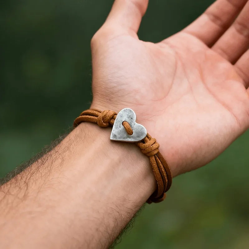 Jewelance™ KnottedBracelet 1+2 GRATIS - Boheemse Geknoopte Hartsteen Armband
