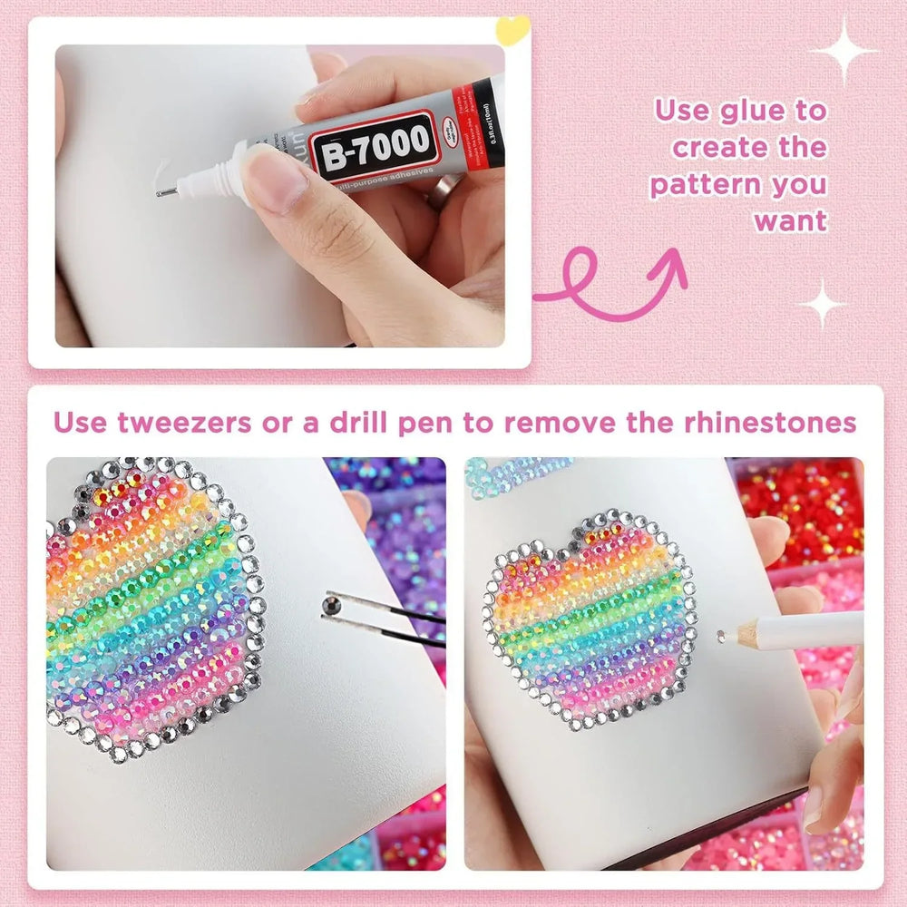 Kletshuts™ FlatRhinestones: Levendige Creatieve DIY Hars Platte Rhinestones