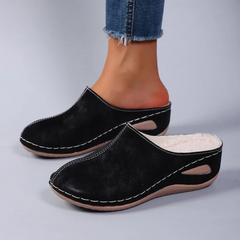 Happy™ WedgeSlippers: Dames Gesloten Teen Eenvoudig Uitglijden-Op Wig Slippers