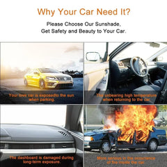 CarSunshade 1+1 GRATIS - Opvouwbaar Zonnescherm Auto Zonneklep Warmtebescherming Afdekking