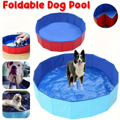 DogFri™ PawPool: Hond Bad En Plons Plezier Opvouwbaar Huisdier Zwemmen Zwembad