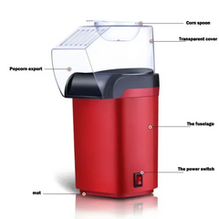 Globetrek° PopcornMaker: Draagbaar Gebruiksvriendelijk Lucht Popcorn Maker