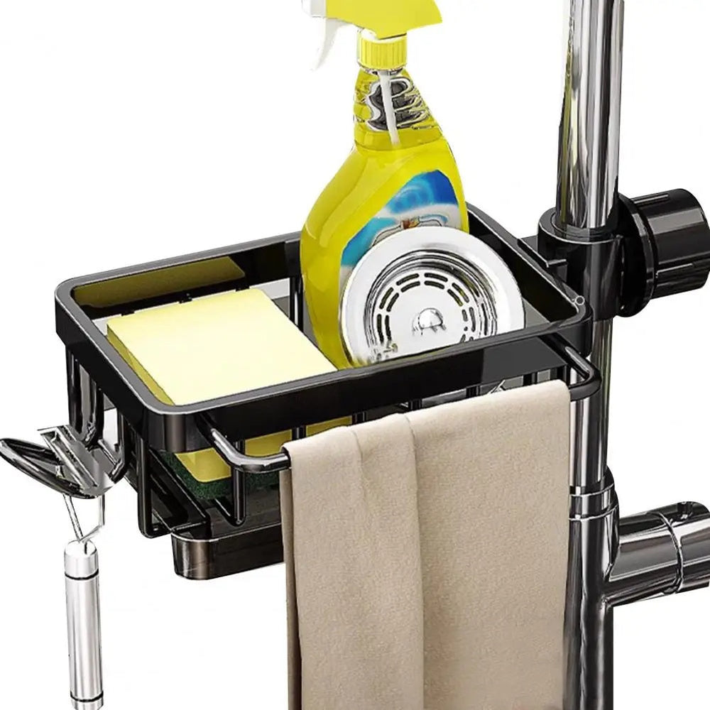 Globetrek° DrainShelf: Ruimtebesparende Kraanafvoer Rek Keuken Gootsteen Organizer Plank