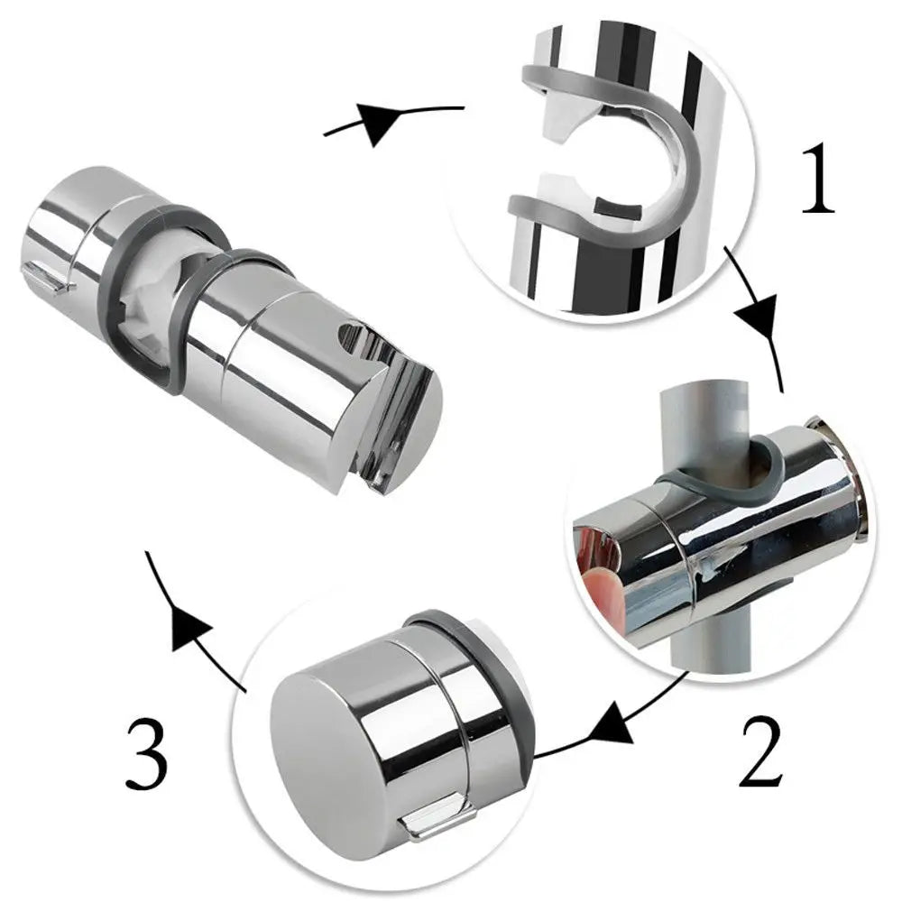 GlideHold® ShowerHolder 1+1 GRATIS: Universele Pasvorm Eenvoudig Aanpasbare Douchehouder Beugel