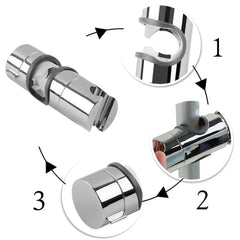 GlideHold® ShowerHolder 1+1 GRATIS: Universele Pasvorm Eenvoudig Aanpasbare Douchehouder Beugel